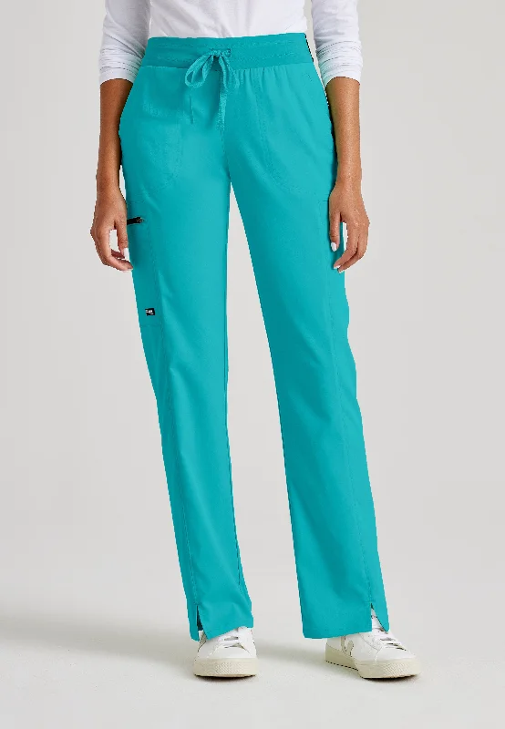 Wide - Leg Women's Chiffon Palazzo Pants for a Flowy AppealKim 3-Pocket Mid-Rise Straight Leg Scrub Pant