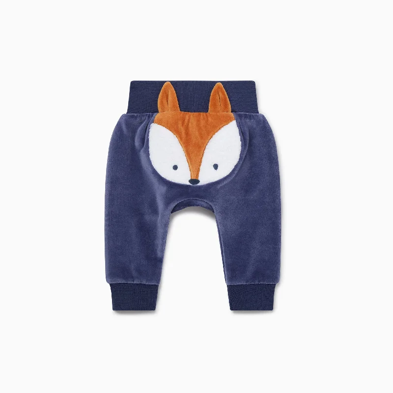 Velour Fox Joggers