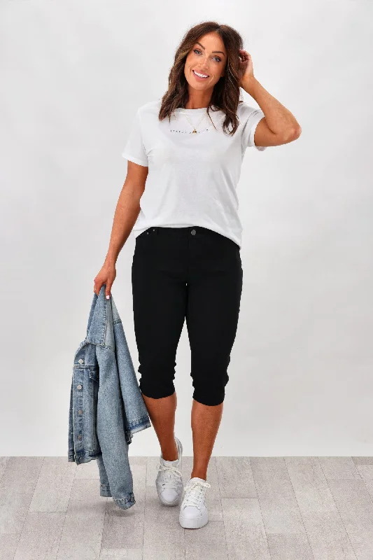 Wakee Mandy Capri Pants Black