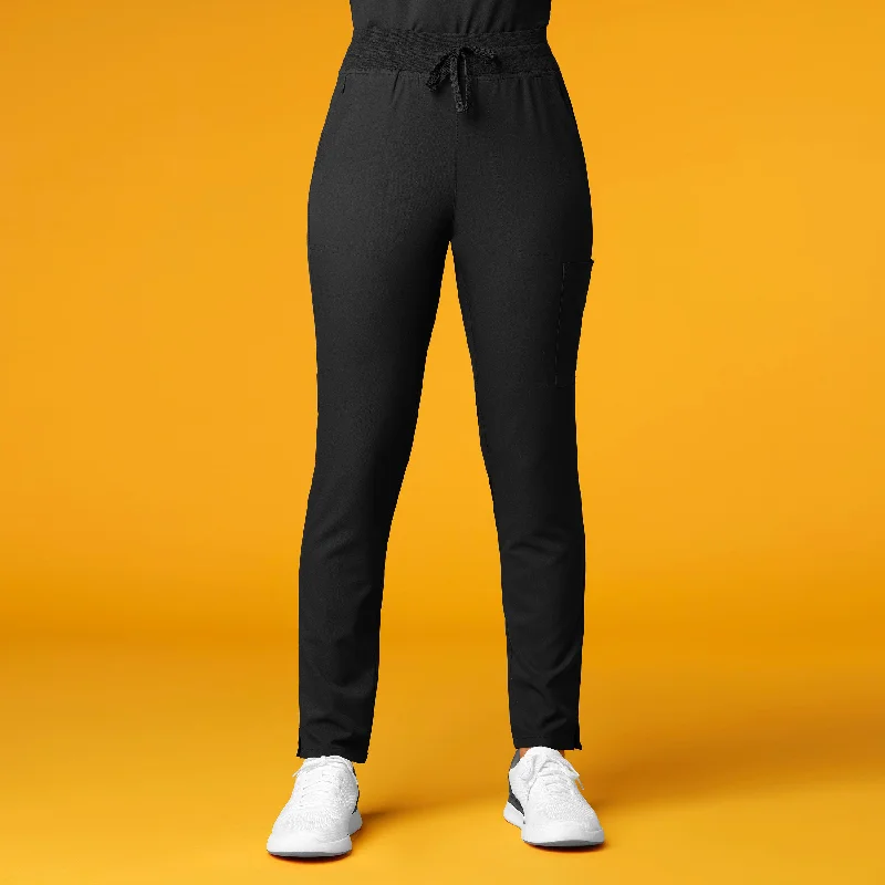 Plus Size Women's Patchwork - Design Jeans for a Unique AppearanceWonderWink Thrive 5222 Women's Cargo Straight Leg Scrub Pant