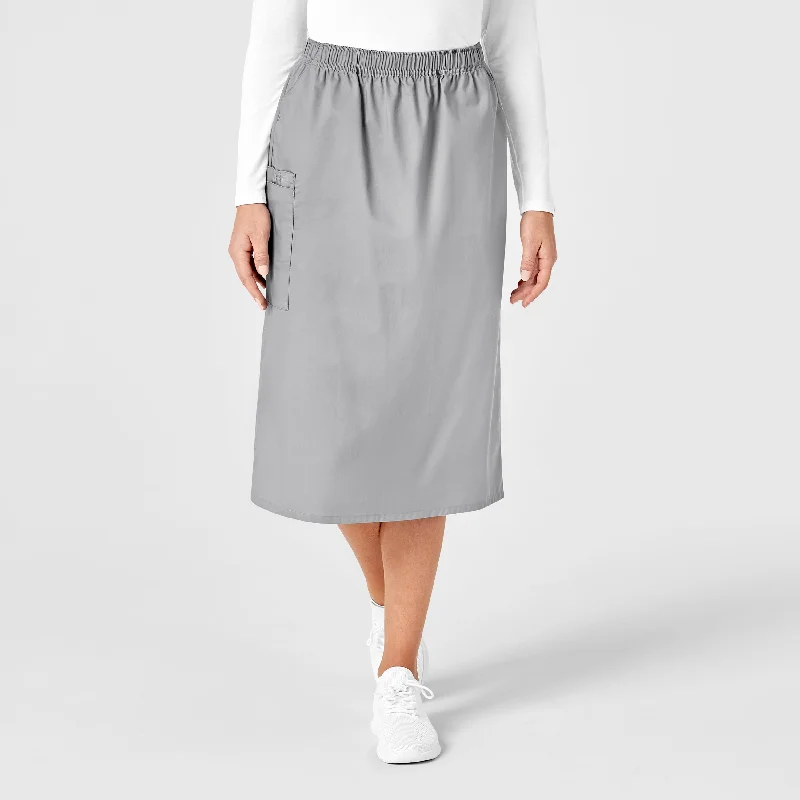 Palazzo Style Women's Printed Trousers in Bohemian PatternsWonderWORK Women's Pull On Cargo Scrub Skirt - Grey Palazzo Style Women's Printed Trousers in Bohemian PatternsWonderWORK Women's Pull On Cargo Scrub Skirt - Grey