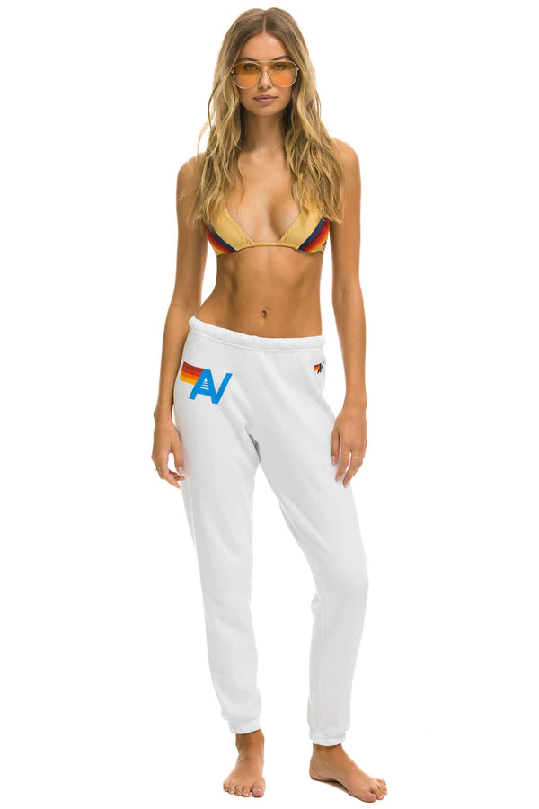 Women's post - partum briefs for new momsAviator Nation Women's Logo Sweatpants - White Women's post - partum briefs for new momsAviator Nation Women's Logo Sweatpants - White