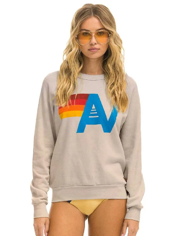Women's cheeky briefs with a cut - out sideAviator Nation Women's Logo Crew Neck Sweatshirt - Sand Tan Women's cheeky briefs with a cut - out sideAviator Nation Women's Logo Crew Neck Sweatshirt - Sand Tan