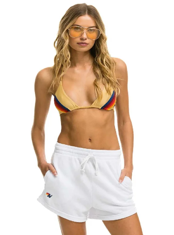 Women's red satin briefs for a passionate statementAviator Nation Women's Logo Embroidery Light Weight Lounger Shorts - White Women's red satin briefs for a passionate statementAviator Nation Women's Logo Embroidery Light Weight Lounger Shorts - White