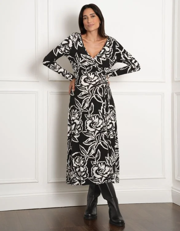padded wireless bras for light supportDrawstring Detail Printed Dress