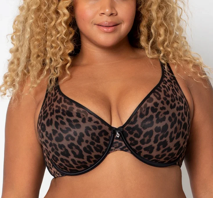 supportive underwire bras for large bustsCurvy Couture Sheer Mesh Plunge Designer Leo T Shirt Push Up Bra 1310 supportive underwire bras for large bustsCurvy Couture Sheer Mesh Plunge Designer Leo T Shirt Push Up Bra 1310