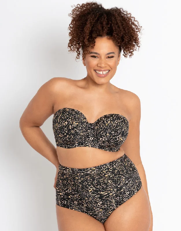 Women's boyshort briefs with a floral printCurvy Kate Eclipso Bandeau Strapless Multiway Bikini Top Print Mix Women's boyshort briefs with a floral printCurvy Kate Eclipso Bandeau Strapless Multiway Bikini Top Print Mix