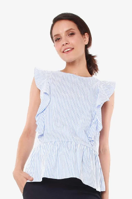 seamless wireless bras for everyday comfortDaffodil Sleeveless Top Blue | Spring Maternity seamless wireless bras for everyday comfortDaffodil Sleeveless Top Blue | Spring Maternity