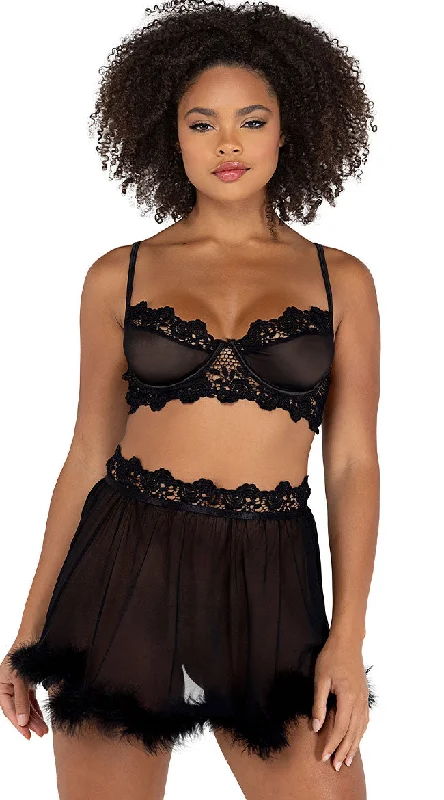 supportive sports bras for runningDon't Be Mesh Bralette Set