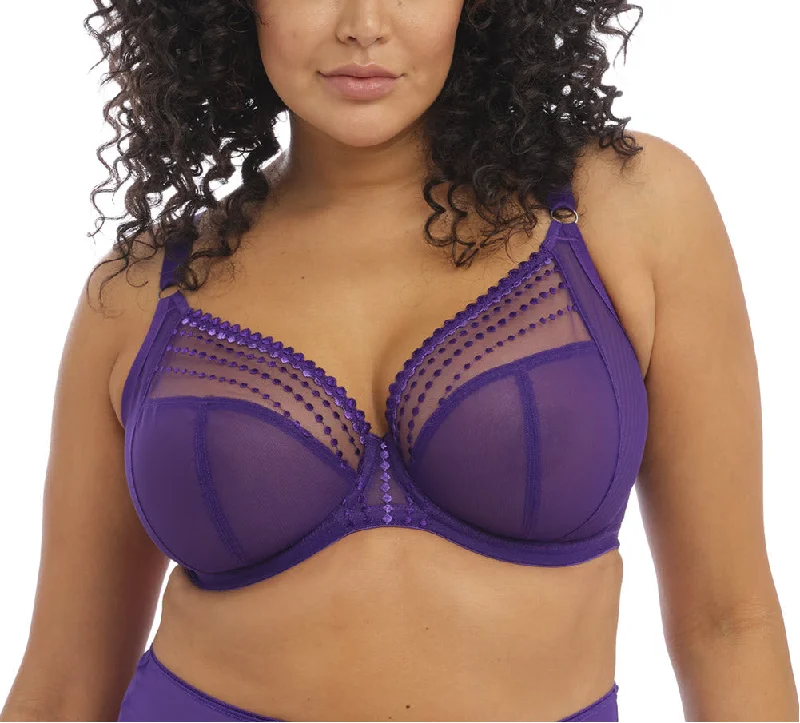padded wireless bras for light supportElomi Matilda Iris Plunge Unlined Bra 8900