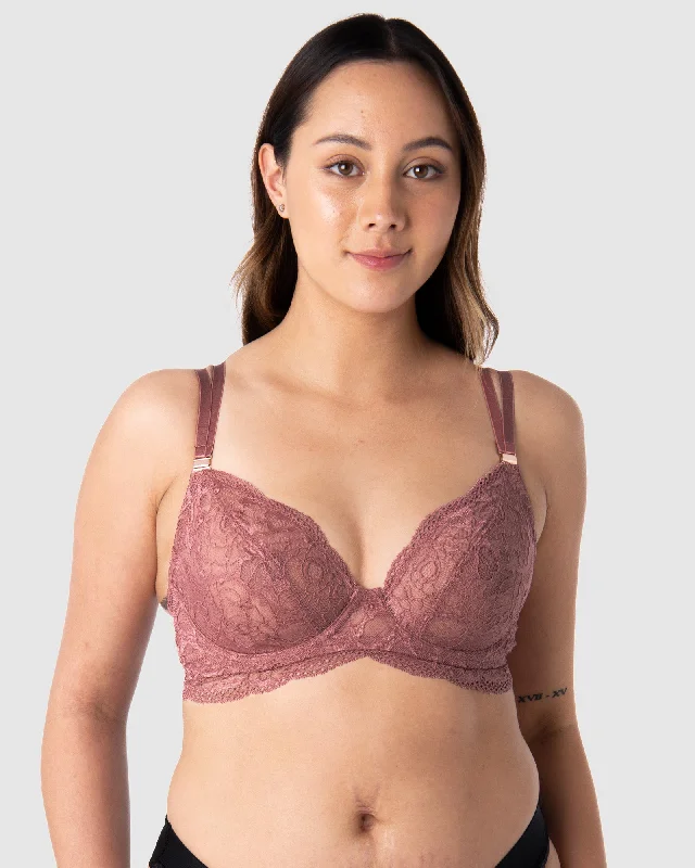 balconette bras for a sexy necklineHEROINE PLUNGE ANTIQUE ROSE NURSING BRA - FLEXI UNDERWIRE balconette bras for a sexy necklineHEROINE PLUNGE ANTIQUE ROSE NURSING BRA - FLEXI UNDERWIRE
