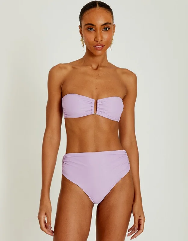 Women's stripe - printed briefs for a preppy lookAdjustable High Waist Bikini Bottom Dahlia, Lenny Cut Women's stripe - printed briefs for a preppy lookAdjustable High Waist Bikini Bottom Dahlia, Lenny Cut