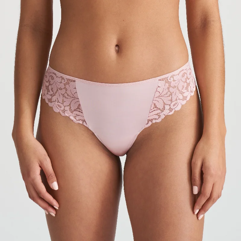 wireless bras for a natural feelMarie Jo Elis Vintage Pink Lace Thong Panty 0602500