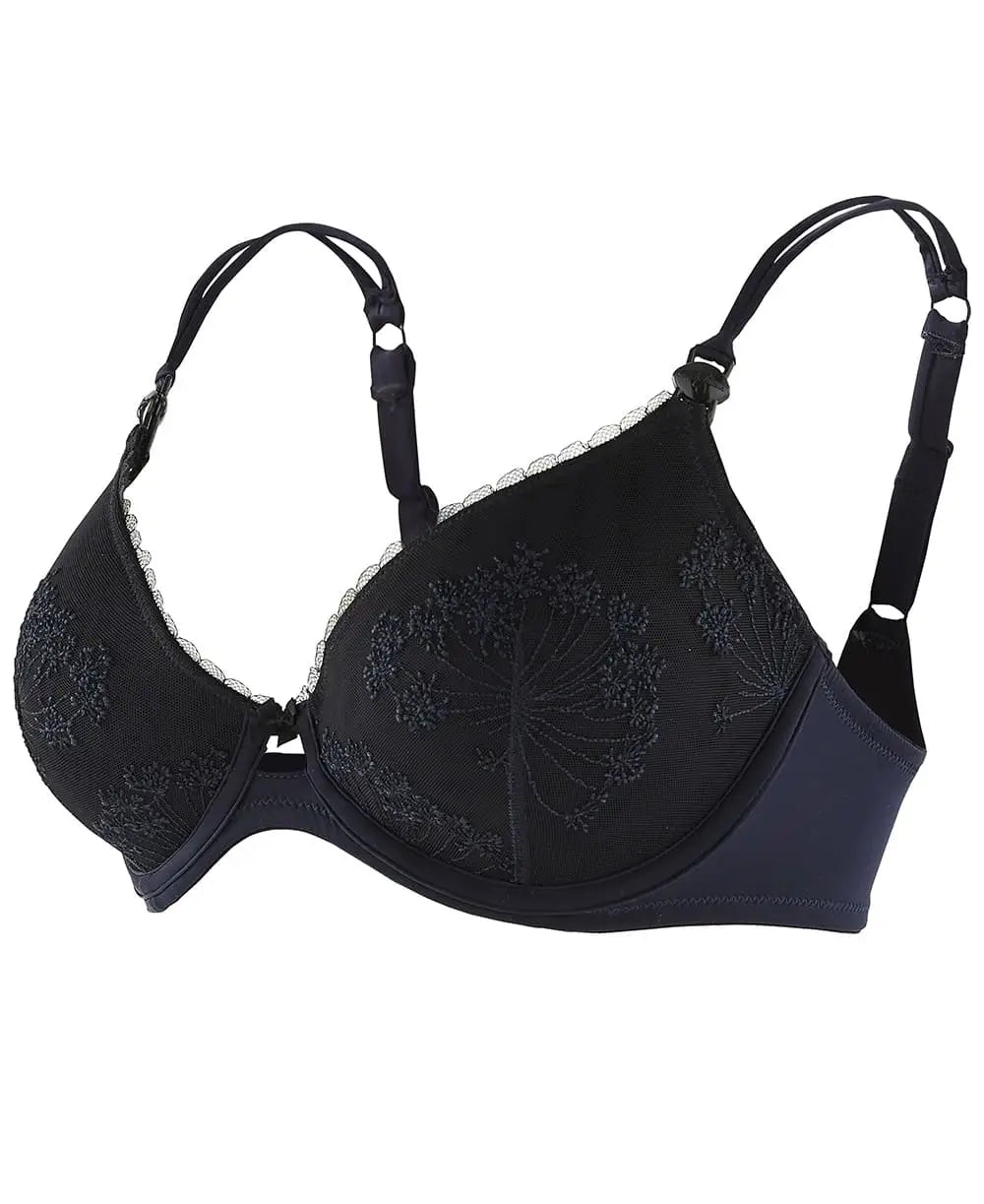 Maternity and nursing push-up bra Louise navy