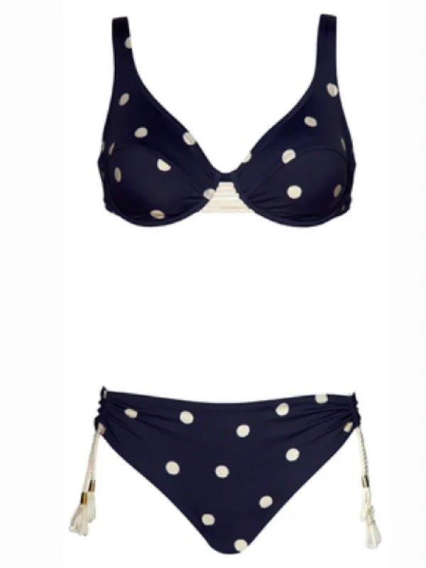 Women's geometric - patterned briefs for a modern stylePortofino Underwired Bikini Red