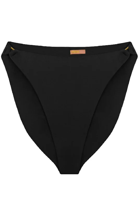 Women's sleep - wear briefs for bedtime comfortRadiya Black high waisted bikini bottom Women's sleep - wear briefs for bedtime comfortRadiya Black high waisted bikini bottom