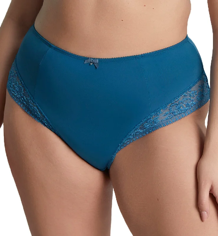 Women's bamboo fiber briefs for breathabilitySculptresse by Panache Roxie Highwaist Brief (9582) - Atlantic Blue