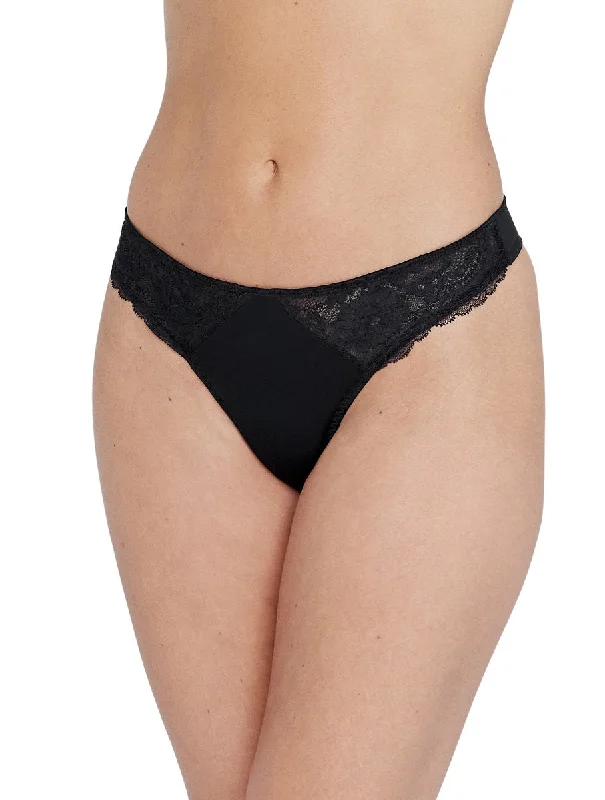 padded wireless bras for light supportSkarlett Blue Minx Black Thong Panty 371100