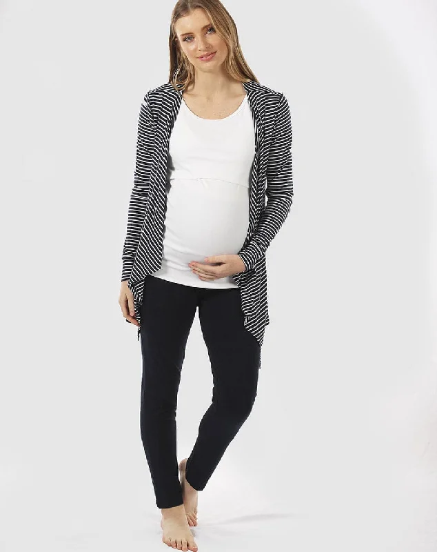 padded wireless bras for light supportMaternity Relax waterfall cardigan in Bamboo - Navy stripe padded wireless bras for light supportMaternity Relax waterfall cardigan in Bamboo - Navy stripe