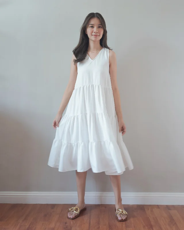 Home Dress in Winter White