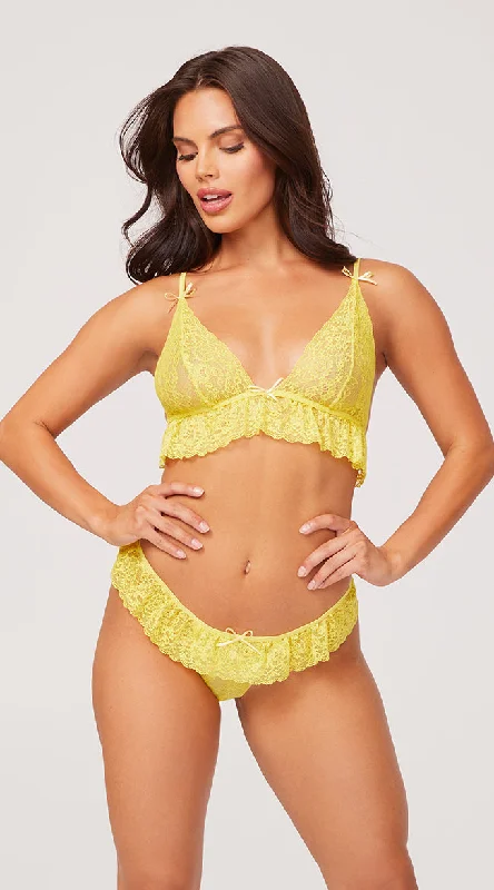 underwire sports bras for extra stabilityYandy Radiant Beauty Bralette Set