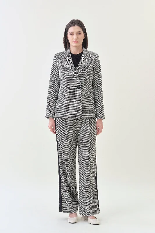 cashmere blend women cardigan for a luxurious feelClassic Blazer - Houndstooth