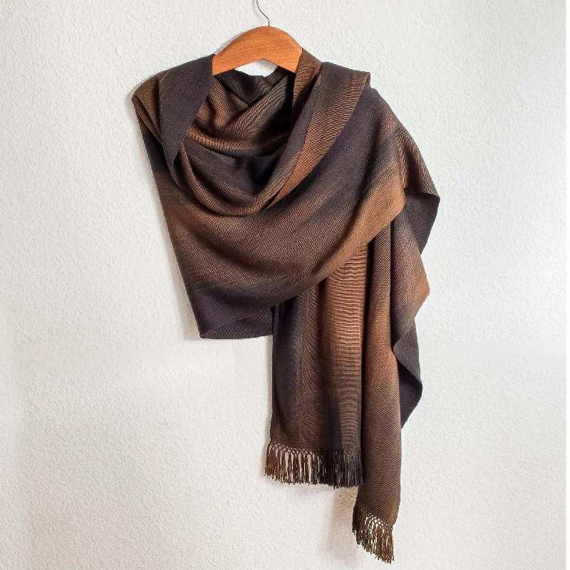 cable knit women cardigan with intricate patternsCoffee Rayon Chenille Shawl Hand Woven in Earth Tones cable knit women cardigan with intricate patternsCoffee Rayon Chenille Shawl Hand Woven in Earth Tones