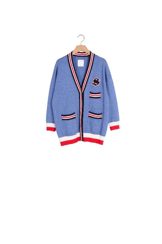 button down women cardigan with vintage buttonsCardigan à finitions crochet