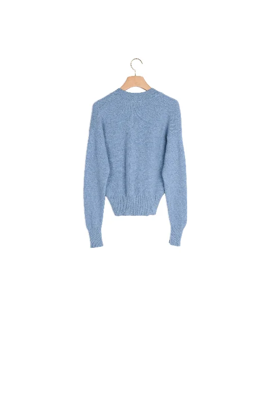 oversized women cardigan for a trendy and cozy lookPull col V en laine