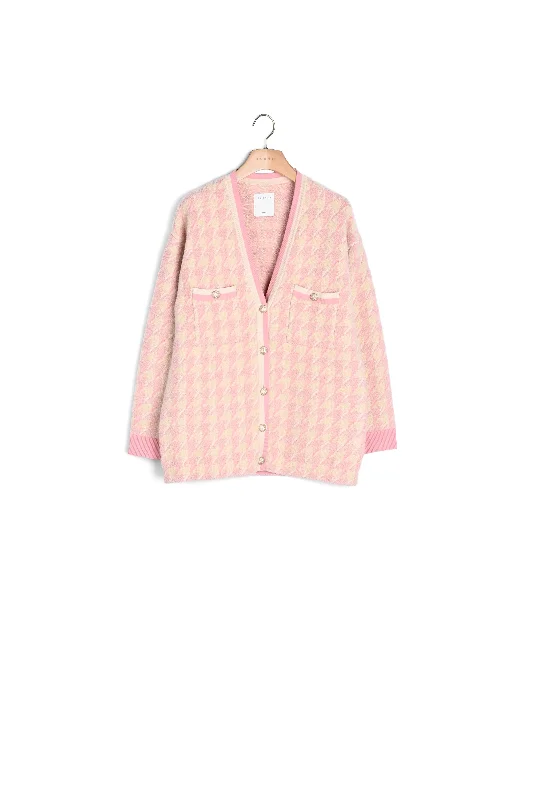 long length women cardigan with side slitsCARDIGAN Rose