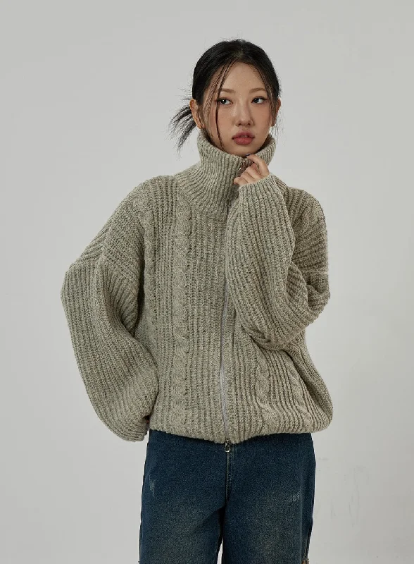 hand knitted women cardigan with artisanal charmTwist Pattern Two Way Zipper Knit Cardigan CD20 hand knitted women cardigan with artisanal charmTwist Pattern Two Way Zipper Knit Cardigan CD20