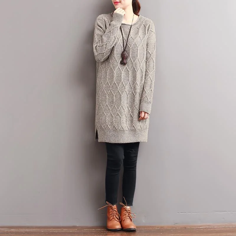 winter camel cable knit sweater dresses oversized