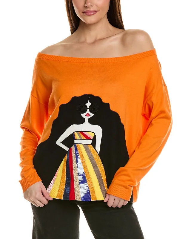 alice + olivia Winona Staceface Pullover