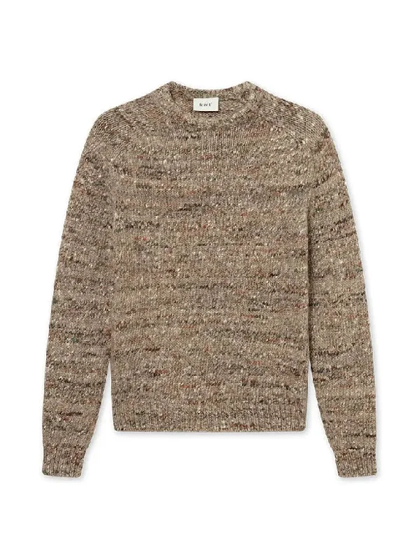 Artist Alpaca Knit- Khaki Melange