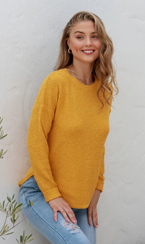 Mermaid - Style Women Dress with a Fitted Silhouette for Special OccasionsCarley Cotton Mustard Knit Mermaid - Style Women Dress with a Fitted Silhouette for Special OccasionsCarley Cotton Mustard Knit