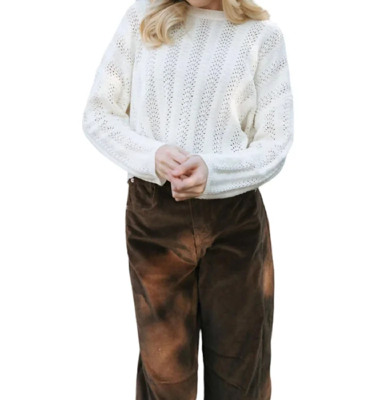 Empire Waist Women Dress to Accentuate the Bust and Conceal the WaistCrochet Sweater In Ivory Empire Waist Women Dress to Accentuate the Bust and Conceal the WaistCrochet Sweater In Ivory