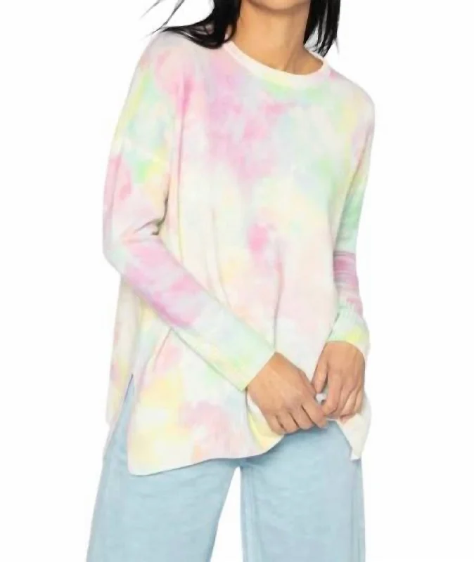 Dreamscape Easy Crew Sweater In Multi