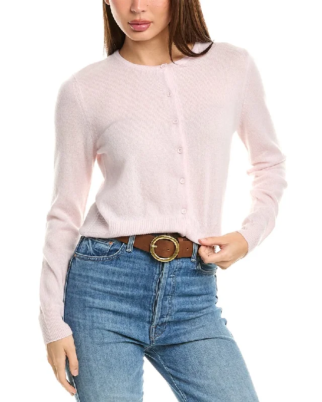 organic cotton women cardigan for an eco - friendly choiceForte Cashmere Cropped Cashmere Cardigan organic cotton women cardigan for an eco - friendly choiceForte Cashmere Cropped Cashmere Cardigan