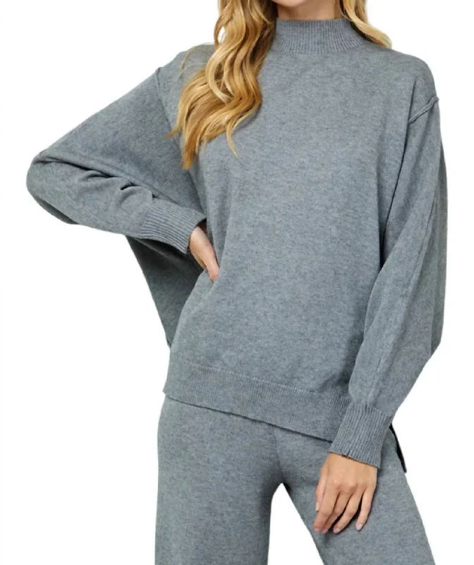 Get Tipsy Top In Grey