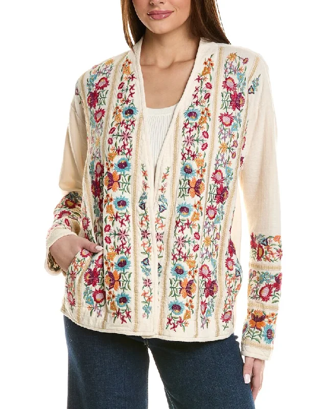 Empire Waist Women Dress to Accentuate the Bust and Conceal the WaistJohnny Was Rahlia Sweater