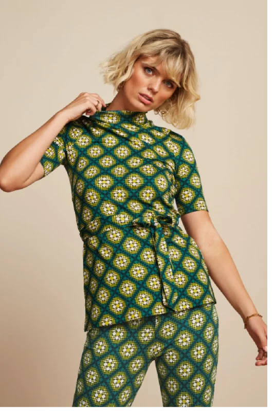 KING LOUIE Para Green Kirby Heloise Tunic Top