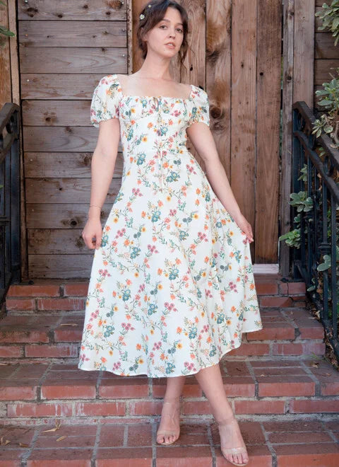 Ball Gown Women Dress with a Full Skirt for a Princess - like LookMcCalls Top and Dress M8359 Ball Gown Women Dress with a Full Skirt for a Princess - like LookMcCalls Top and Dress M8359
