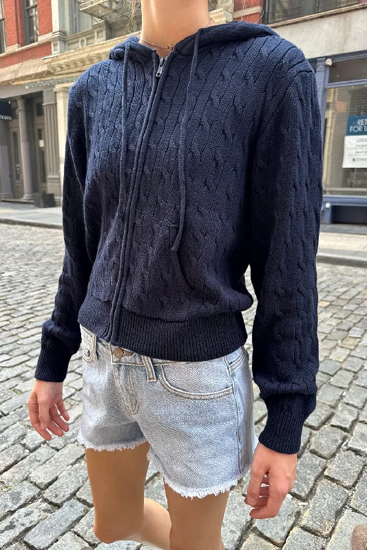 Shift Women Dress with a Simple and Classic Design for Everyday WearAyla Cable Knit Hoodie Shift Women Dress with a Simple and Classic Design for Everyday WearAyla Cable Knit Hoodie