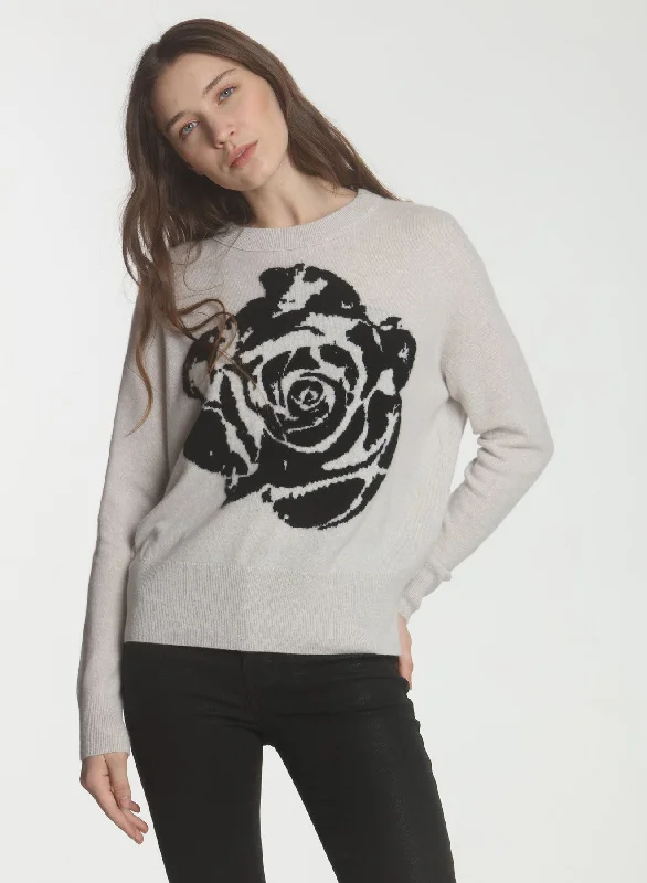 Pleated Women Dress with a Timeless and Elegant TextureRosa Crew - Stone/black