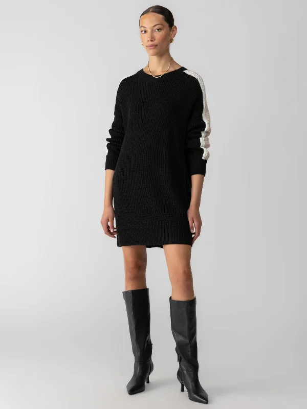 Printed Abstract Women Dress for a Modern and Artistic AppealSpeedway Sweater Dress Black Milk Toasted Almond Printed Abstract Women Dress for a Modern and Artistic AppealSpeedway Sweater Dress Black Milk Toasted Almond