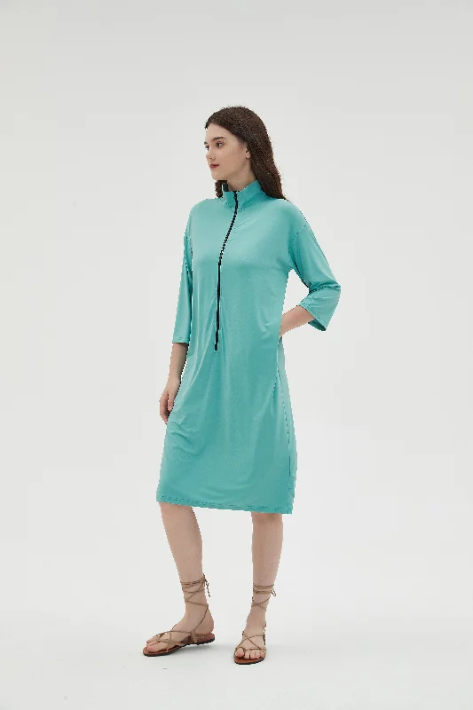 Sheath Women Dress with a Tailored Fit for a Professional Look Sheath Women Dress with a Tailored Fit for a Professional Look UV SWIM TSHIRT DRESS/COVER UP