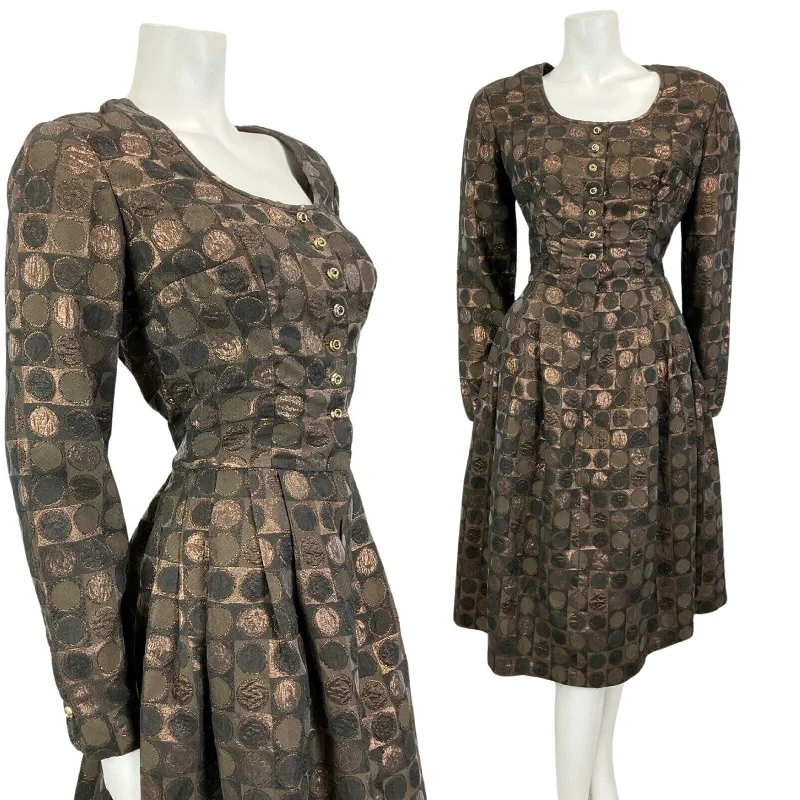 Strapless Women Dress with a Built - in Bra for Comfort and Support Strapless Women Dress with a Built - in Bra for Comfort and Support VINTAGE 60s 70s BROWN BRONZE METALLIC MOD MIDI PARTY CHRISTMAS EVENING DRESS 12 Strapless Women Dress with a Built - in Bra for Comfort and Support Strapless Women Dress with a Built - in Bra for Comfort and Support VINTAGE 60s 70s BROWN BRONZE METALLIC MOD MIDI PARTY CHRISTMAS EVENING DRESS 12