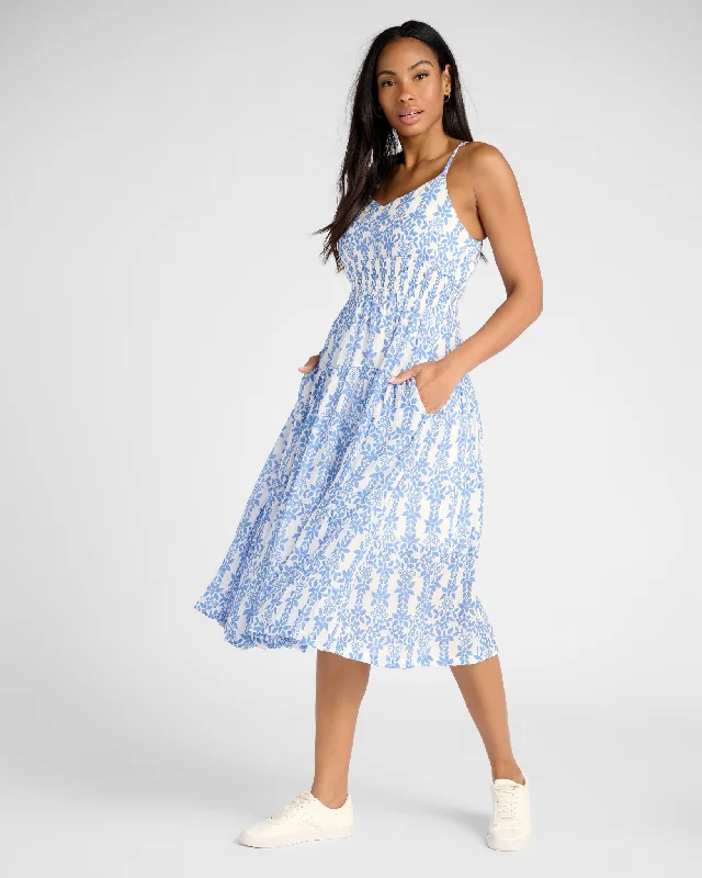 Midi dresses with side slits for a sexy and elegant appearancePrint Midi Dress