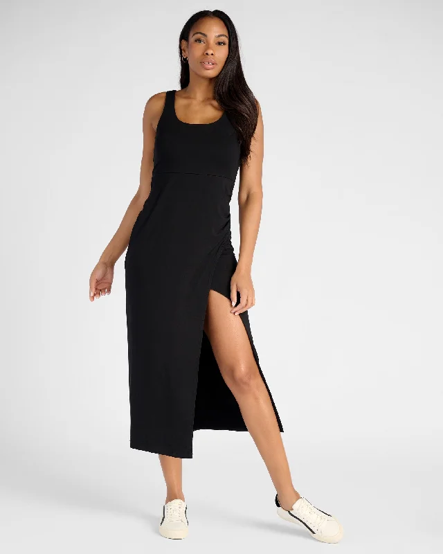 Midi dresses with fringe details for a fun and energetic styleMelbourne Dress