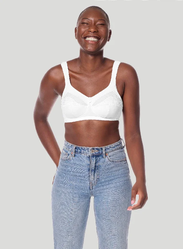 underwire sports bras for extra stabilityAmoena: Isadora Soft Cup Mastectomy Bra White